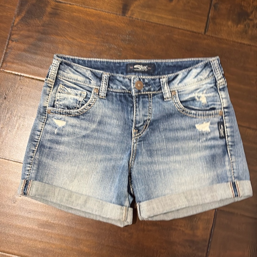 Silver Denim Sam Short